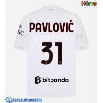 Fotballdrakt Herre AC Milan Strahinja Pavlovic #31 Bortedrakt 2026-27 Kortermet